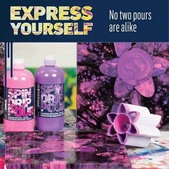 Flower Drizzle Open Cup Perfect for Fluid Paint Pouring Arts and Crafts Projec - Picture 7 of 8